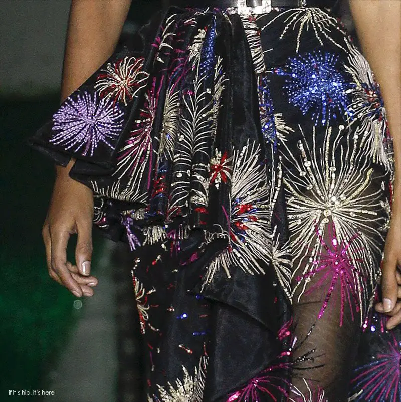 Zuhair Murad's Fireworks Embellished Couture