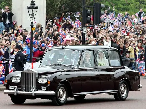 Kate Middleton was ushered to her wedding in the Queen's 1977 Phantom VI