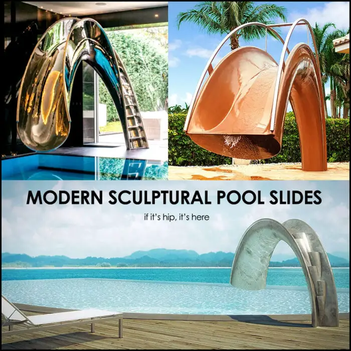 Read more about the article Splinter Works Custom Luxury Pool Slides.
