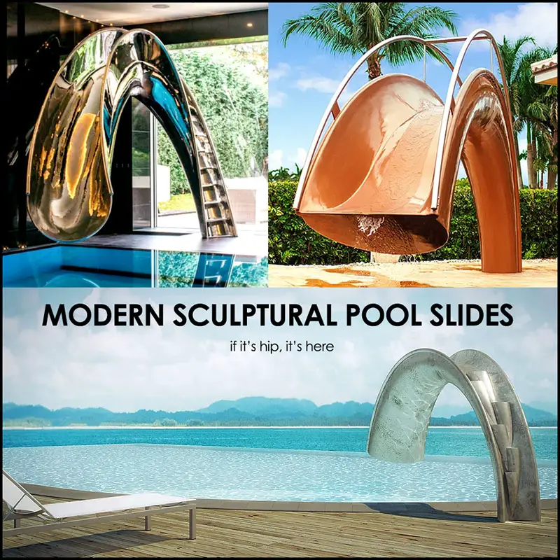Luxury pool Slides