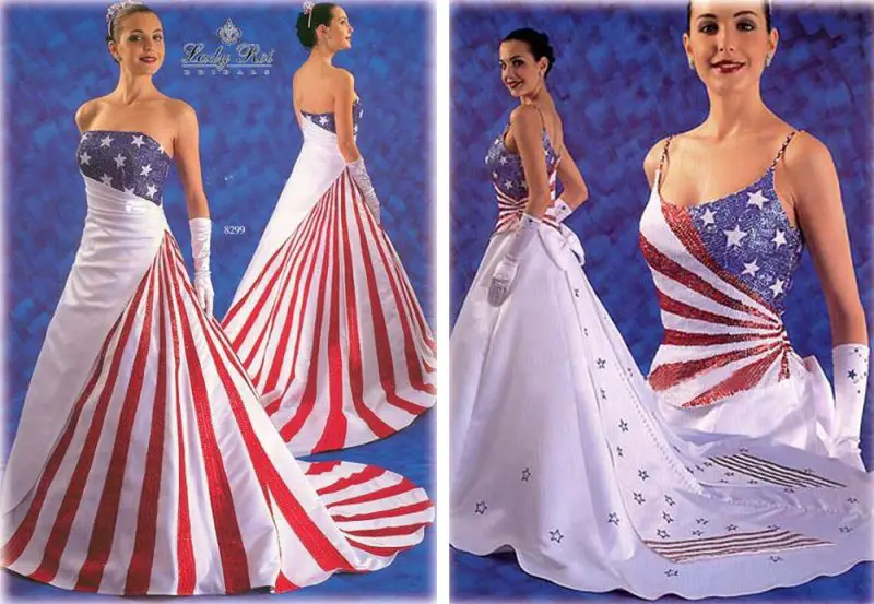 American Flag As Formal Wear