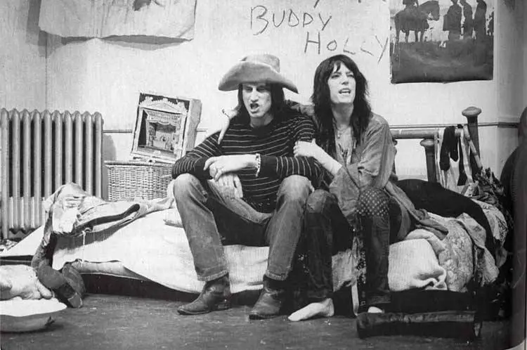 Sam Shepard and Patti Smith in Cowboy Mouth