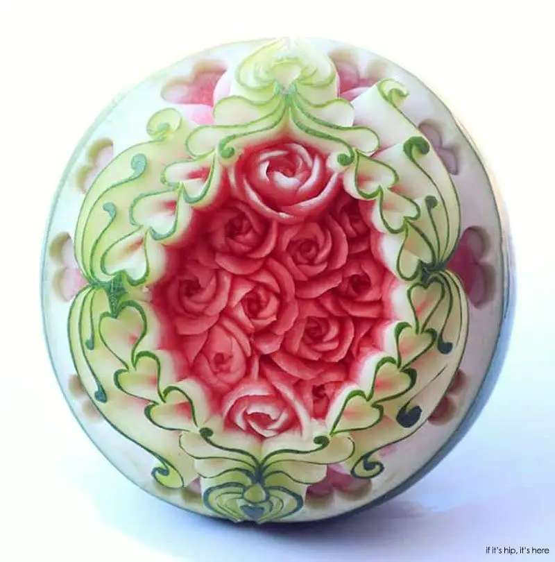 carved Watermelon