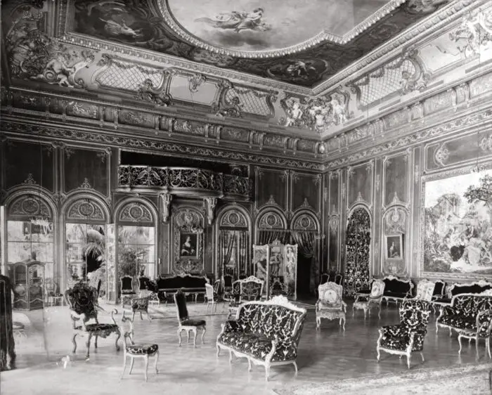 The William C. Whitney Residence Ballroom that stood at 5th Ave and 68th Street, 1901
