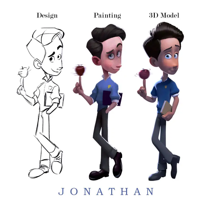 3D modeling of Jonathan