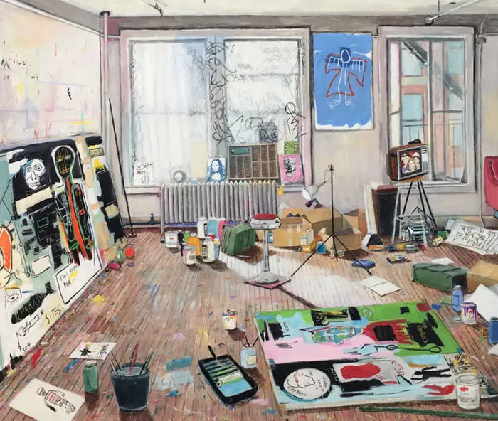 Read more about the article Damian Elwes Renders Other Artists’ Studios – And They Are Amazing.