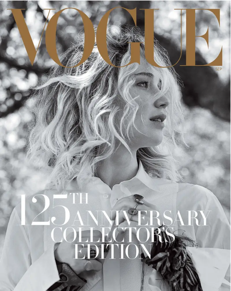 bruce weber, jennifer lawrence vogue cover