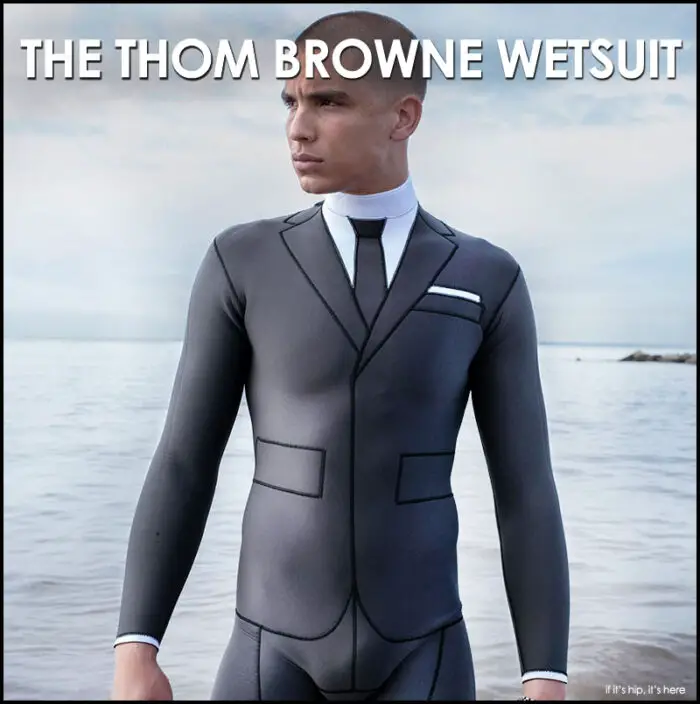 Read more about the article Surfs Up For The Sartorial Set! Thom Browne Trompe L’Oeil Technical Wetsuit