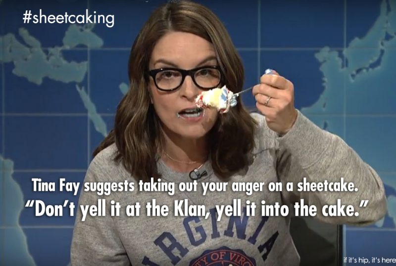 #Sheetcaking with Tina Fey