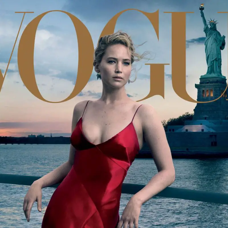 jen lawrence by annie leibovitz