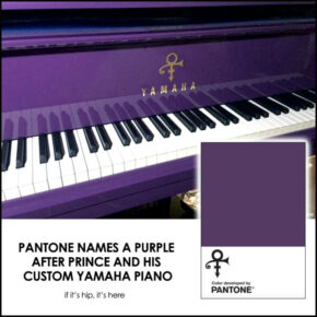 Pantone Names Purple Love Symbol #2 After Prince & His Piano.