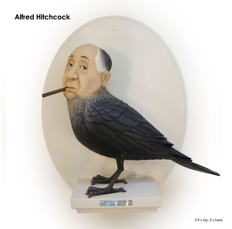 alfred hitchock figurine