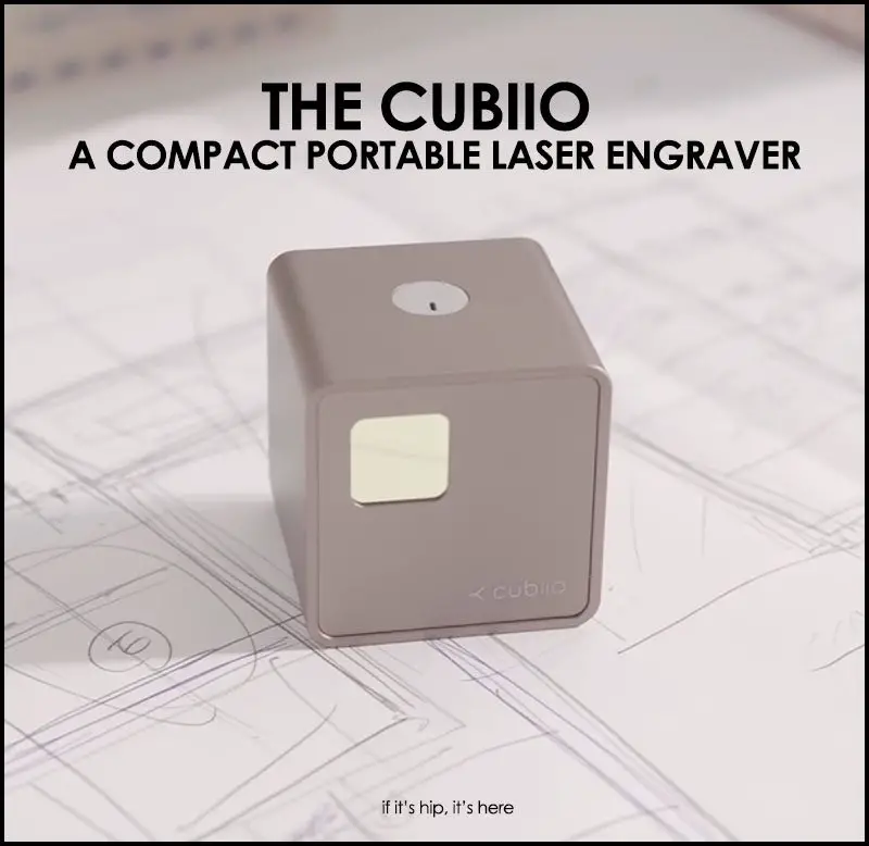 Cubiio compact portable laser engraver
