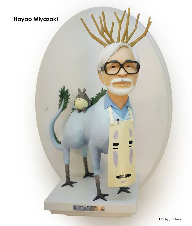 Hayao Miyazaki sculpture