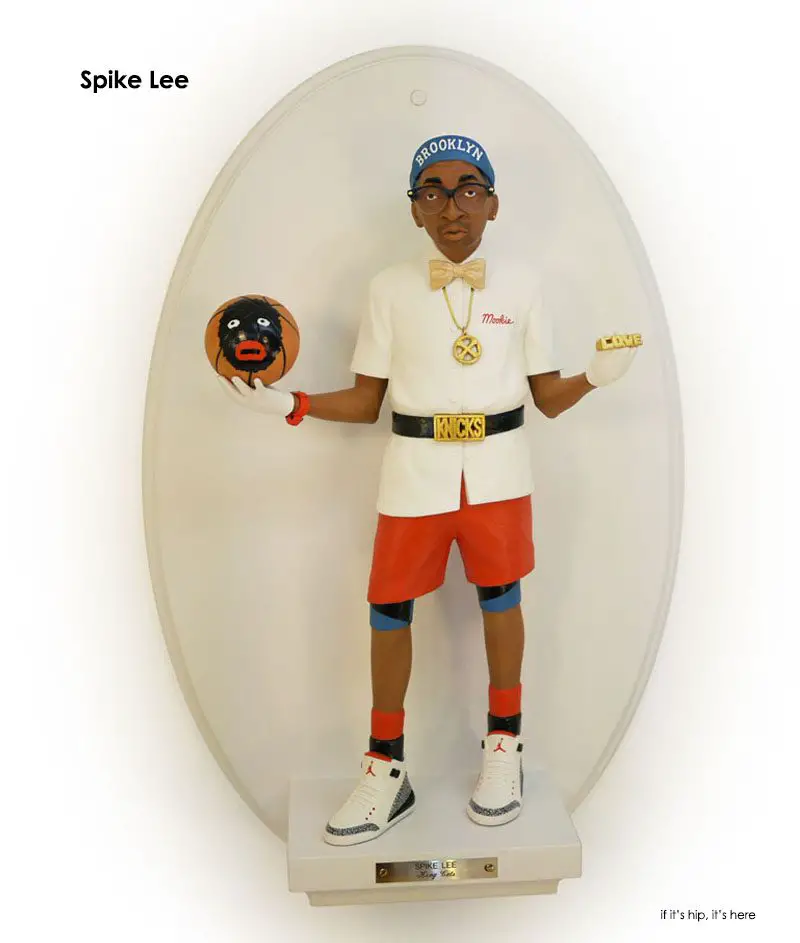 Spike lee resin statue