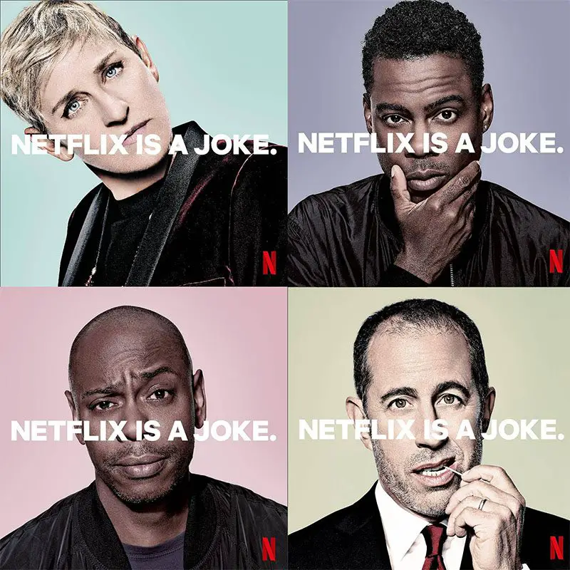 netflix is a joke ad campaign