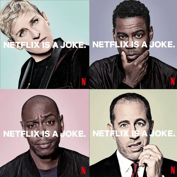Read more about the article Netflix Is A Joke. New Ad Campaign Promotes Upcoming Stand-Up Specials