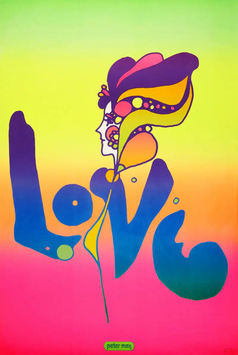 Peter Max, Love, 1969