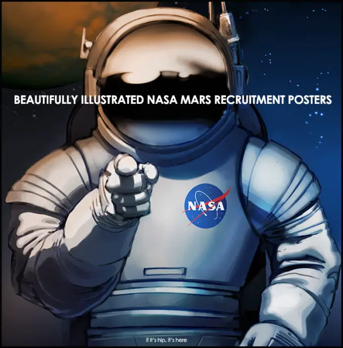 Read more about the article NASA Offers Beautifully Illustrated Mars Recruitment Posters Free