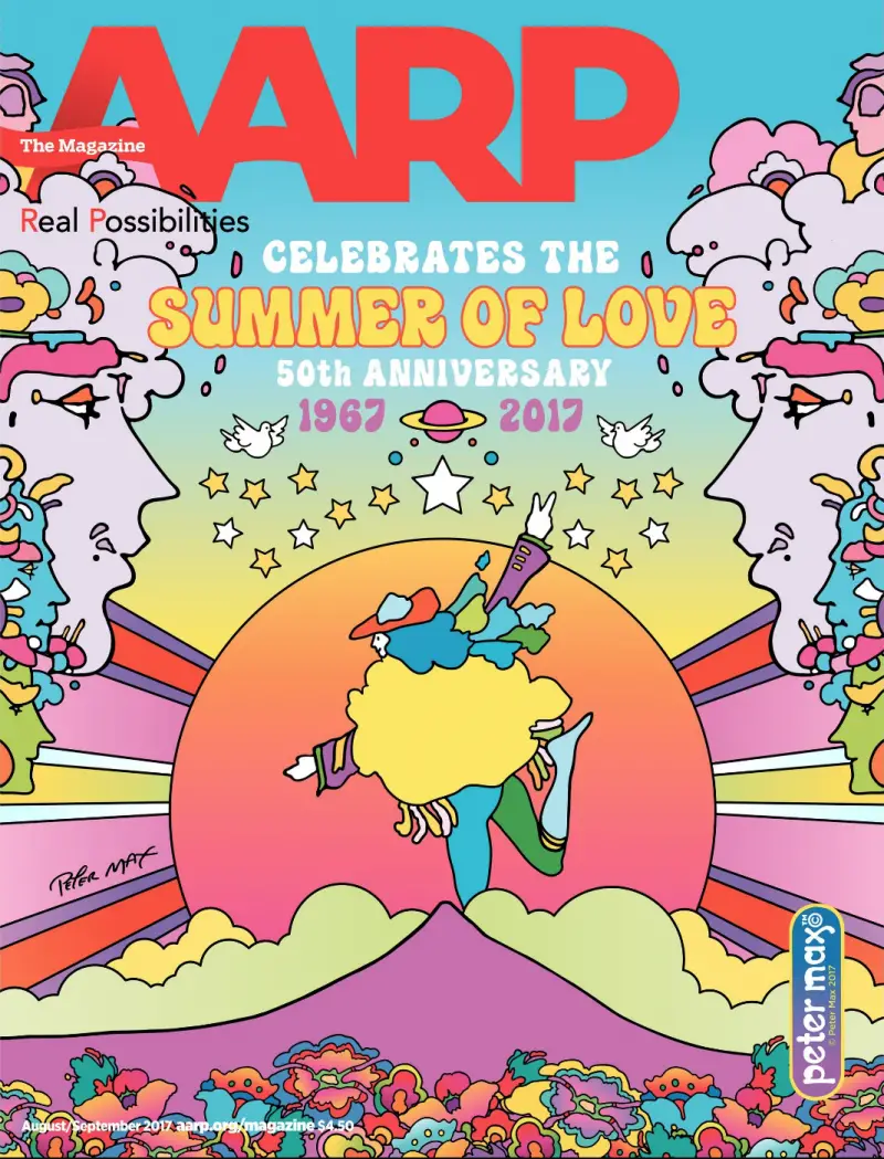 peter max aarp cover