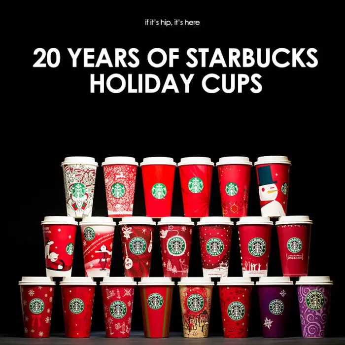 Read more about the article Starbucks Holiday Cups For The Past 20 Years with Two New Ones for 2017