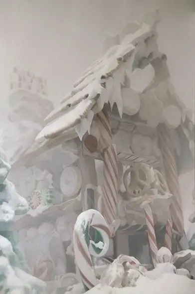 paintings of gingerbread houses