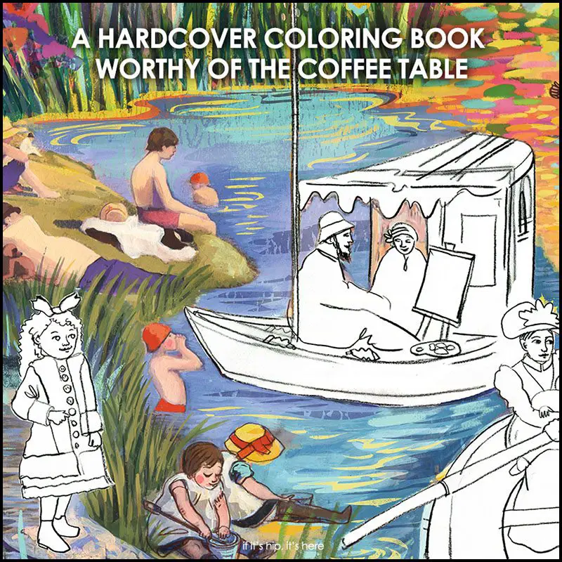 hardcover coloring book