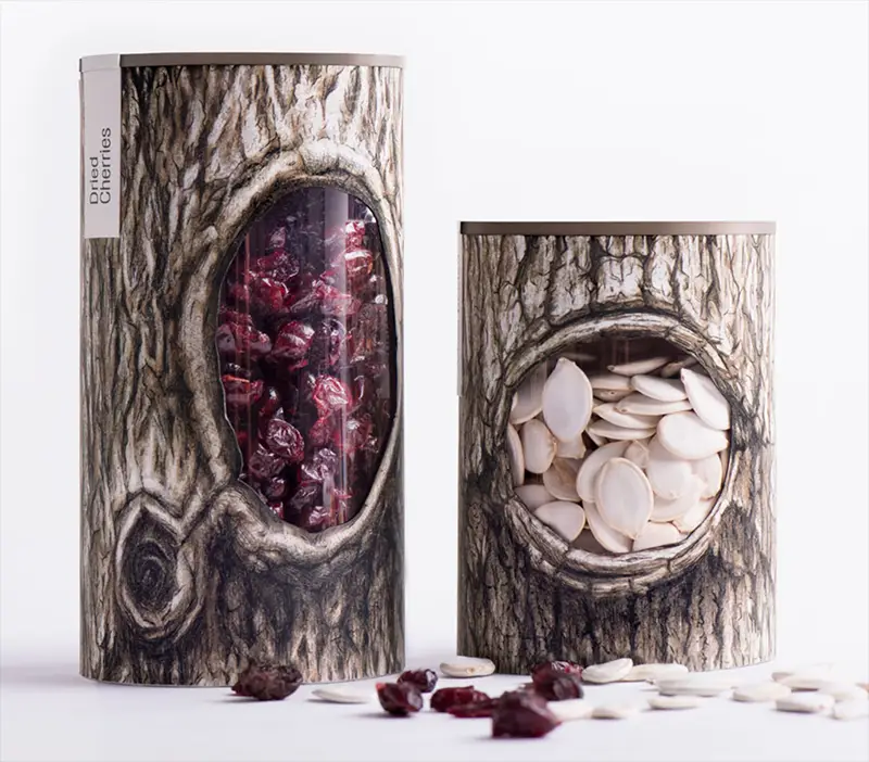 award-winning package design for nuts