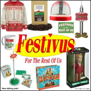 The Story of Seinfeld’s Festivus and 20+ Festivus-Related Products.