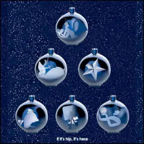 Alessi’s New Beautiful Blue Christmas Baubles