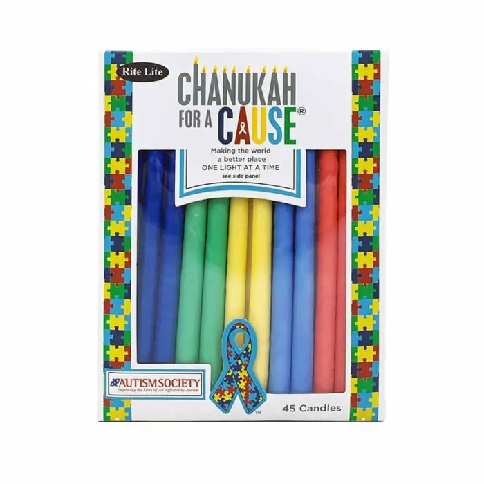 chanukah autism candles