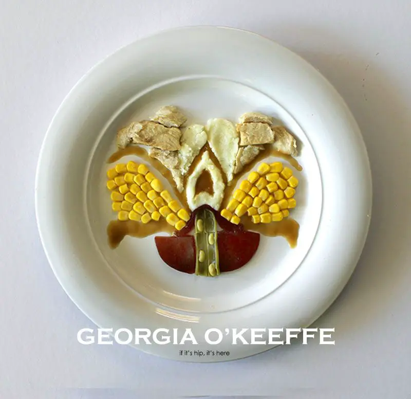 georgia o'keefe plate thanksgiving