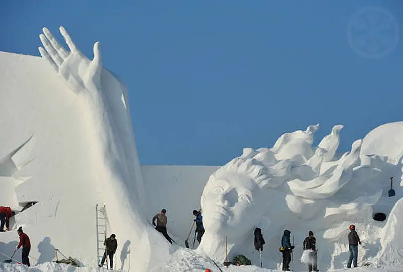 harbin festival snow sculptures