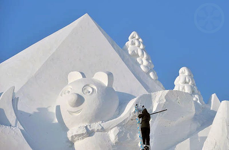Harbin Ice Festival Snow Sculptures