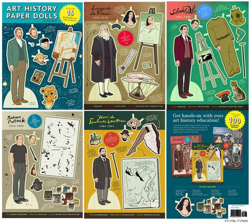 art history paper dolls