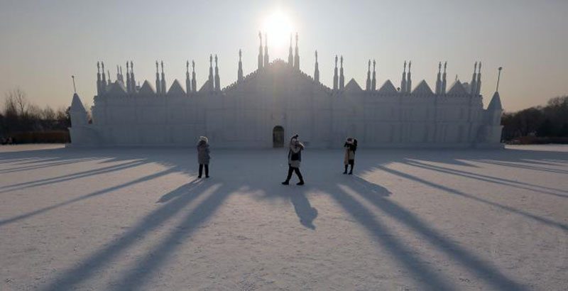 harbin festival snow sculptures