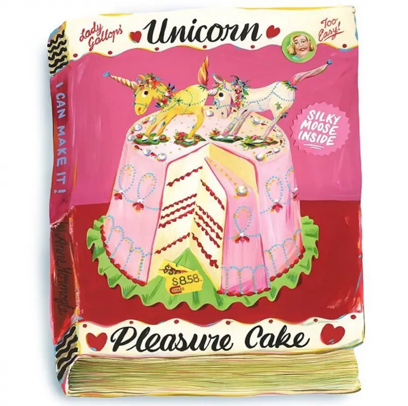 Unicorn pleasure cake artwork