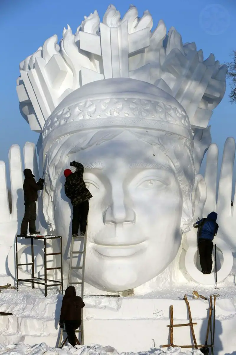 harbin festival snow sculptures