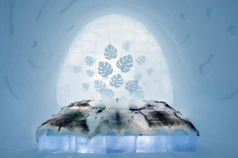 Monstera Suite icehotel room