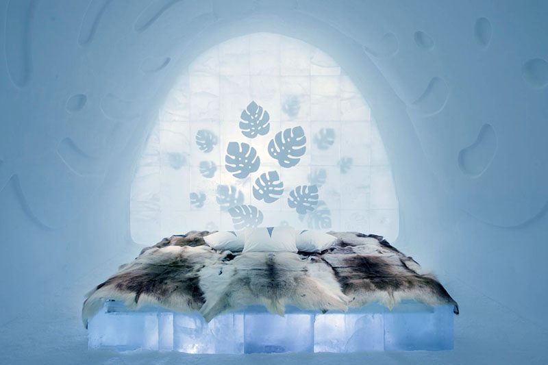 Monstera Suite icehotel room