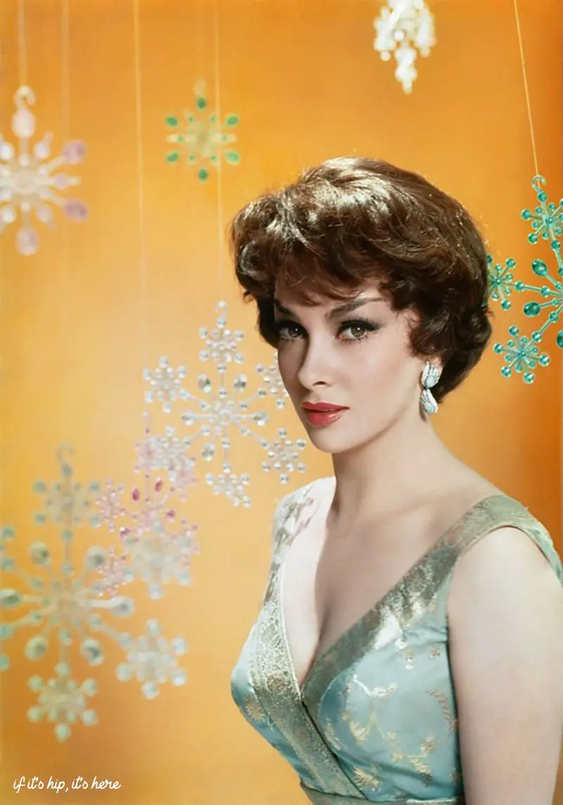 Gina Lollobrigida christmas