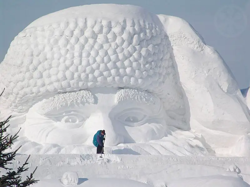 amazing snow sculptures