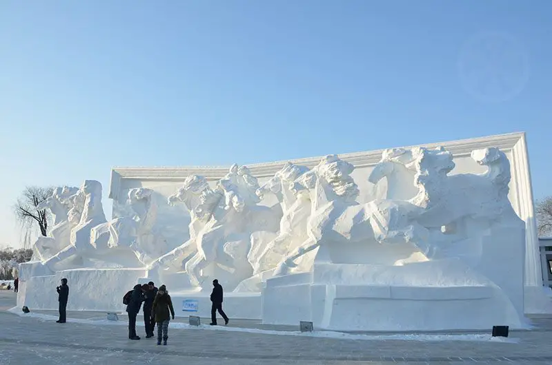 harbin festival snow sculptures