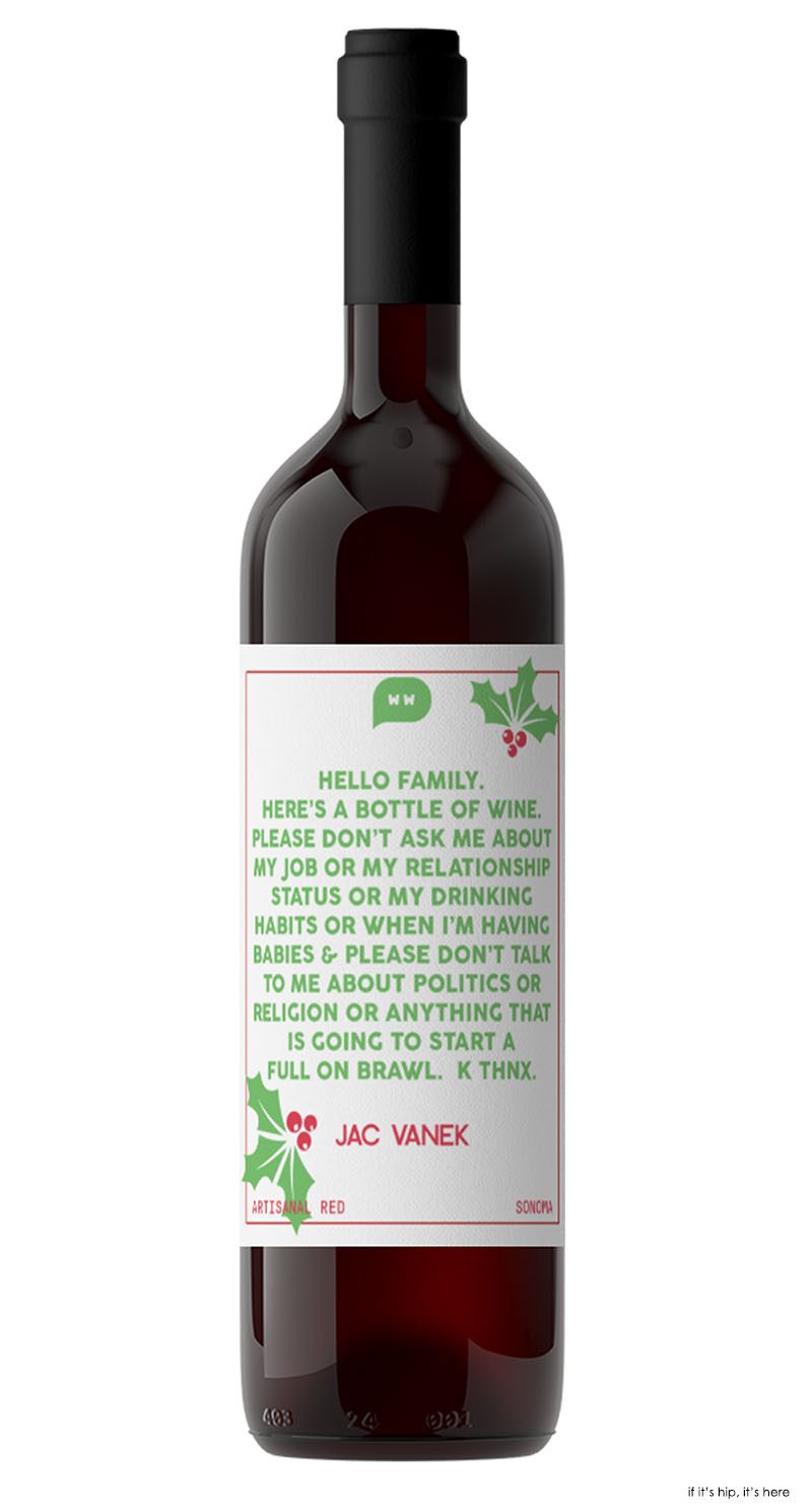 Home for the Holidays label