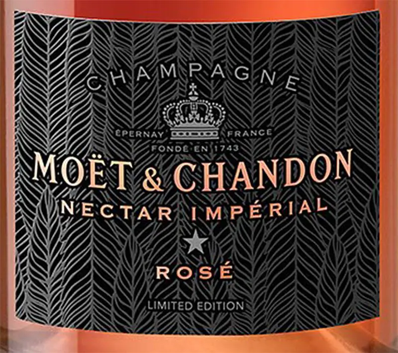 Moët Nectar Imperial Rosé limited edition champagne