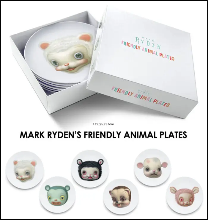 Read more about the article These! Friendly Animal Plates by Artist Mark Ryden
