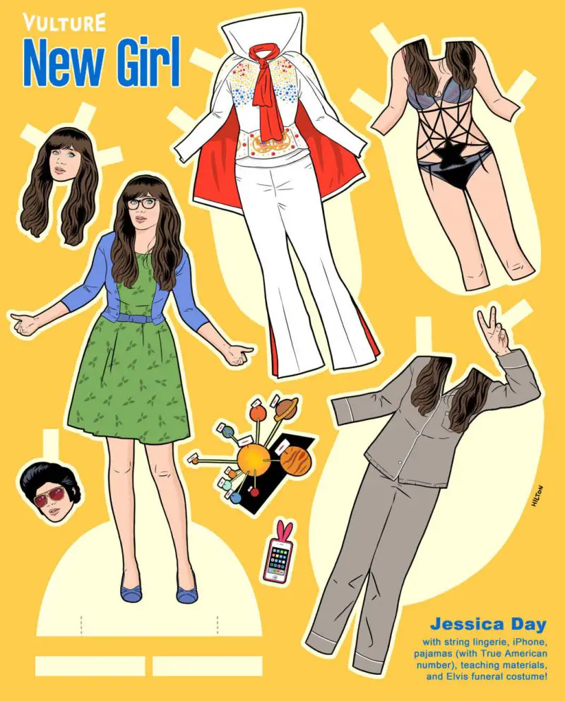 new girl paper doll