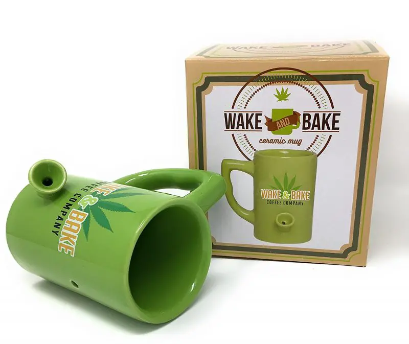 wake and bake mug