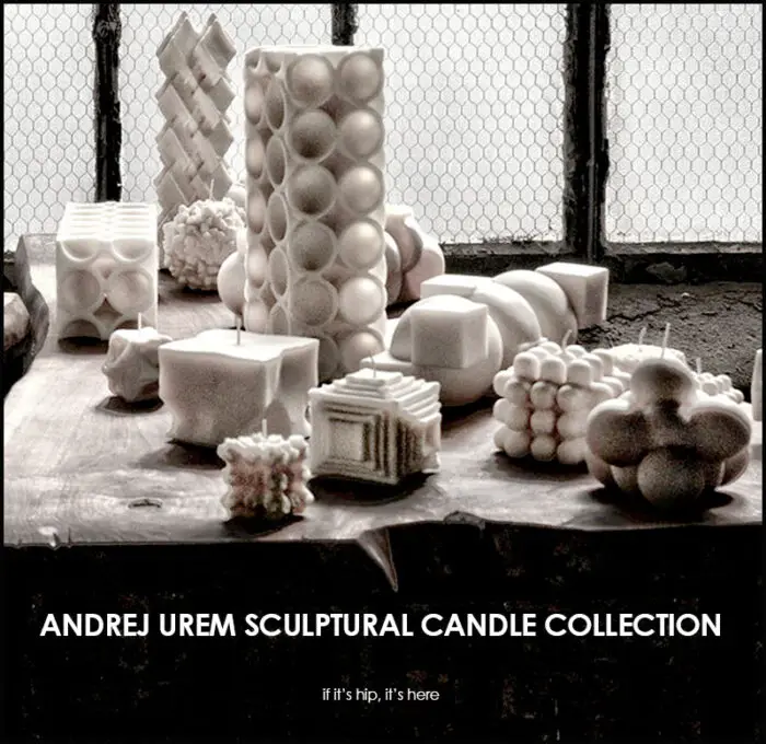 Andrej Urem Sculptural Candle Collection