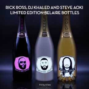 Rick Ross, DJ Khaled and Steve Aoki Get Their Own Belaire Bottles